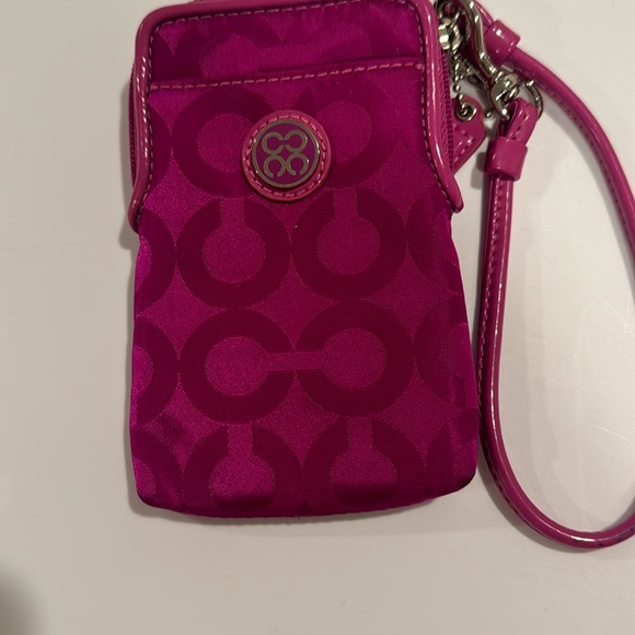 Coach Handbags - NWOT Coach coin purse hot pink beautiful